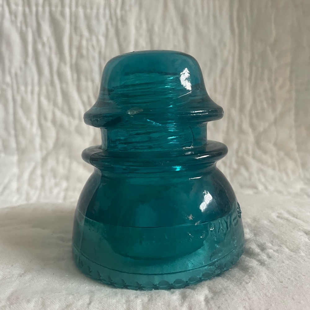 Vintage Glass Telephone Insulator